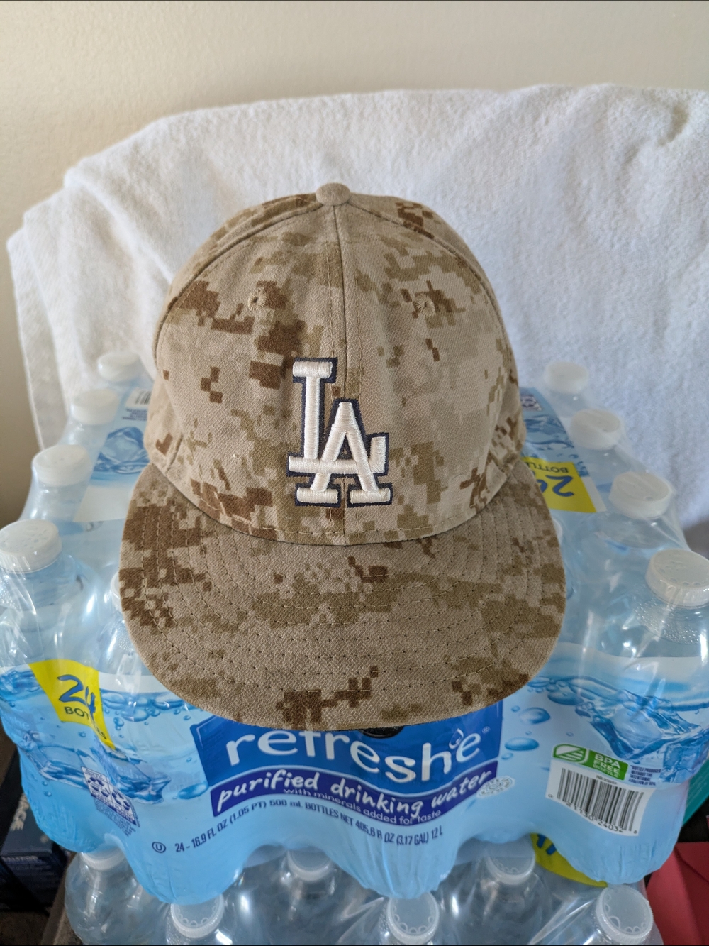 Los Angeles Dodgers Desert Camo Cap - LA Logo